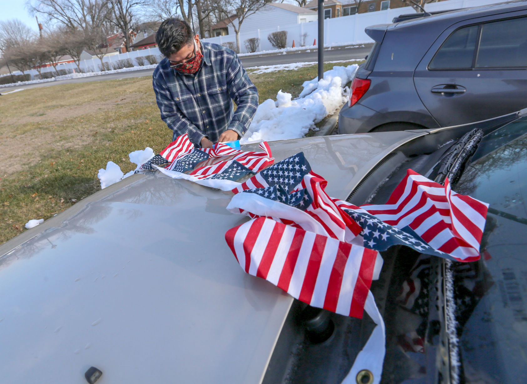 Honor Flight sign delivery